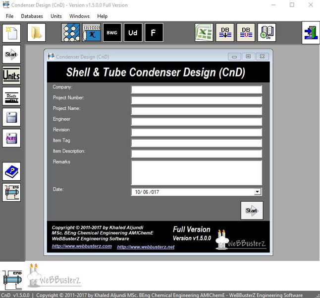 Click to view Condenser Design 1.2.0 screenshot